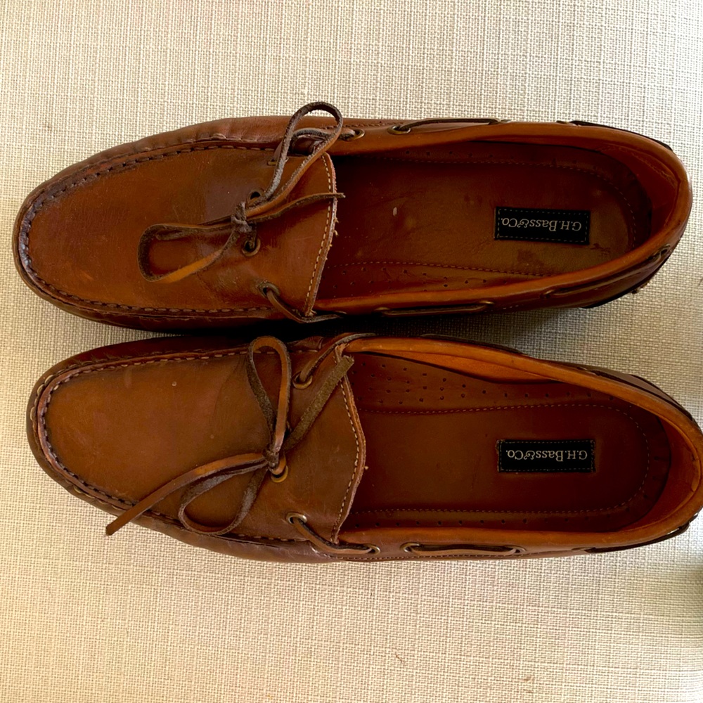 Mens G.H.Bass co. coldwell leather moccasin
